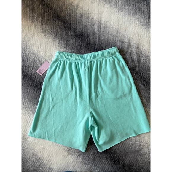 Wild Fable Target Aqua Blue Bermuda Casual Lounge Shorts Women Size Medium NWT - Picture 2 of 8